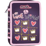 Onas Çift Katlı Kalemlik Içi Dolu 15X5X21 Love Wıns 31 Parça