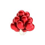 Onay Store 20 Adet Metalik Kırmızı Balon - Doğum Günü Konsepti - Parti Malzemeleri - Bride To Be Malzemeleri
