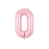 Onay Store Folyo Balon 0 Rakamı Helyum Balon 76 Cm Pembe Renk - 0 Yaş Balonu -doğum Günü Parti Seti Malzemeleri