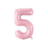 Onay Store Folyo Balon 5 Rakamı Helyum Balon 76 Cm Pembe Renk - 5 Yaş Balonu -doğum Günü Parti Seti Malzemeleri