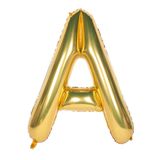 Onay Store Folyo Balon A Harfi Helyum Balon 36 Cm Gold Renk - A Harf Balon - Harf Folyo Balon - A Harfli Balon