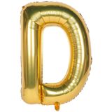 Onay Store Folyo Balon D Harfi Helyum Balon 36 Cm Gold Renk - D Harf Balon - Harf Folyo Balon - D Harfli Balon