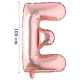 Onay Store Folyo Balon E Harfi Helyum Balon 100 Cm Rose Renk - E Harf Balon - Harf Folyo Balon - E Harfli Balon