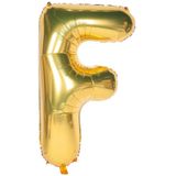 Onay Store Folyo Balon F Harfi Helyum Balon 100 Cm Gold Renk - F Harf Balon - Harf Folyo Balon - F Harfli Balon
