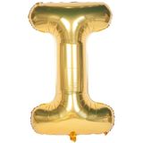 Onay Store Folyo Balon I Harfi Helyum Balon 36 Cm Gold Renk - I Harf Balon - Harf Folyo Balon - I Harfli Balon