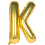 Onay Store Folyo Balon K Harfi Helyum Balon 100 Cm Gold Renk - K Harf Balon - Harf Folyo Balon - K Harfli Balon