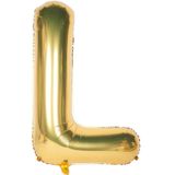 Onay Store Folyo Balon L Harfi Helyum Balon 100 Cm Gold Renk - L Harf Balon - Harf Folyo Balon - L Harfli Balon