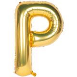 Onay Store Folyo Balon P Harfi Helyum Balon 36 Cm Gold Renk - P Harf Balon - Harf Folyo Balon - P Harfli Balon