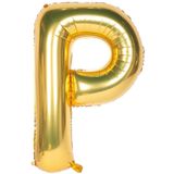 Onay Store Folyo Balon P Harfi Helyum Balon 36 Cm Gold Renk - P Harf Balon - Harf Folyo Balon - P Harfli Balon