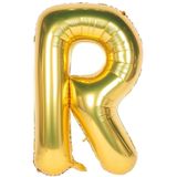 Onay Store Folyo Balon R Harfi Helyum Balon 36 Cm Gold Renk - R Harf Balon - Harf Folyo Balon - R Harfli Balon