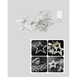 Onba 3x3 Metre Yıldız Peri LED Perde Işık Romantik Dekorasyon - OB5246-8455 - Çok Renkli