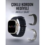 Onba Akıllı Saat Yeni Nesil Bluetooth Bağlantılı Uyku Sağlık Takibi Gps ve Nfc Uyu - OB6621-8120 - Çok Renkli