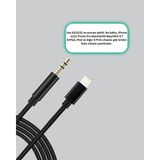 Onba iPhone Uyumlu Lightning – 3.5mm Aux Adaptör Kablo Stereo Ses Aktarım - OB4104-8610 - Renkli