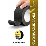 Onba Kaygan Merdivenlere Son! 25mm x 5m Süper Güçlü Siyah Kaydırmaz Bant