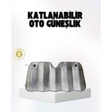 Onba Otomobil Güneşliği – Katlanabilir Tasarım ve Süngerli Isı Yalıtımı - OB8727-6373 - Çok Renkli
