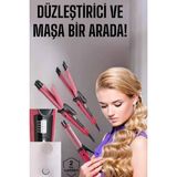 Onba Saç Şekillendirici Düzleştirici ve Maşa Isı Ayarlı - OB1095-5177 - Çok Renkli