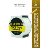 Onba Süper Güçlü Su Geçirmez Tamir Bandı – Beyaz, Çok Amaçlı İzolasyon ve Sızdırmazlık Bandı - 48mm x 10mt- 1 Adet