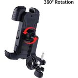 ÖNÇ - PRİME 360° Derece Ayarlanabilen Gidon Bağlantılı Bisiklet Motosiklet Için Abs 4-7.8″ Inç Telefon Tutucu