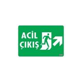ÖNÇ - PRİME Acil Çıkış Uyarı Levhası 17,5X25 Kod: 946