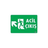 ÖNÇ - PRİME Acil Çıkış Uyarı Levhasi 25X35 Kod: 947