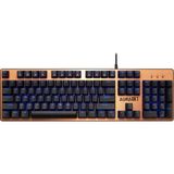 ÖNÇ - PRİME Gamdıas Aura Gk1, USB Kablolu, Ingilizce, Rainbow Backlight, Red Mekanik Switch, Bronz Edition, Gaming Klavye