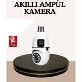 ÖNÇ - PRİME Iki Yönlü Sesli Wifi Kamera – Ampul Tipi Ev ve Ofis Güvenlik Kamerası