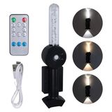 ÖNÇ - PRİME Ledx YD-24060 Mıktanıslı Rgb Renkli USB Şarjlı 800 Mah 3 Kademeli Işıklı Sensörlü Duvar Aplik