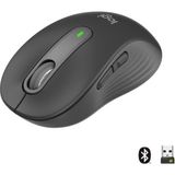 ÖNÇ - PRİME Logıtech 910-006253, M650 Signature, Siyah, Sağ El, USB Nano 2,4g Kablosuz, 4000DPI, Optik, 5 Tuşlu, 24AY Pil Ömrü, Sessiz Mouse
