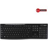 ÖNÇ - PRİME Logıtech K270, Siyah, 920-003761, Kablosuz, Türkçe Q, Multimedya Klavye