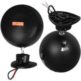 ÖNÇ - PRİME Magicvoice Mv-13 7.5 cm 20 Watt Komütatörlü Hat Trafolu Siyah Sütun Sarkık Hoparlör (2'li Takım)