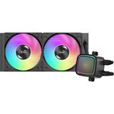 ÖNÇ - PRİME Sama L50-240BK, Black, 240MM, 2X120MM Argb Fan, Cpu Sıvı Soğutma