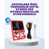 ÖNÇ - PRİME Şarjlı Taşınabilir El Oyun Konsolu 400 Oyun
