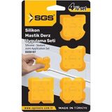 ÖNÇ - PRİME Sgs 6187 Silikon Mastik Derz Çekme Aparatı 4 Parça
