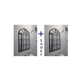 ONCA HEDİYELİK 2 Adet Pencere Ayna Dekoratif Pleksi Aynalı 50x80 Cm Altı Adet Kuş Hediyeli
