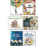 Önce Hayal + Taş Çorbası - Judith Malika Liberman + Bir Sevgi Masalı + Bir Dostluk Masalı + Üç Kedi Bir Dilek + Üç Kedi Bir Canavar - Sara Şahinkanat / 6 Kitap Set Çocuk Masal Hikaye Öykü Kitapları