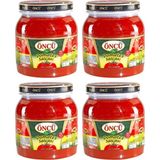 Öncü Domates Salçası 4'lü Pet 1650 gr Doğal İçerik ile Uzun Süreli Kullanım Sağlar - 1,65 kg