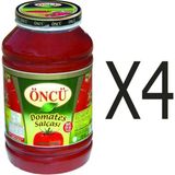 Öncü Domates Salçası Cam Pet Kavanoz 4300 gr 4'lü - 4,3 kg