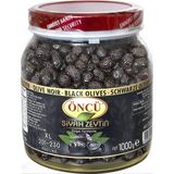 Öncü Siyah Zeytin XL 201-230 1 kg Pet Kavanoz Doğal Fermente Zeytin Türü