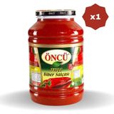 Öncü Tatlı Biber Salçası 4300 gr Organik Ürün Türkiye Menşeli Mükemmel Tat - 4,3 kg