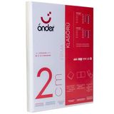 Önder 2012-5 4 Halkalı D A4 Beyaz 20 mm Mekanizmalı Klasör