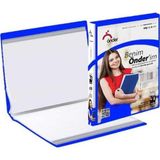 Önder A4 Katalog Sunum Dosyası PP 80 Sayfa Kapasiteli Ön Cepli Mavi 1280-1