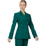 Önder Özsoy Düğmeli Klasik Blazer Bayan Ceket-Zümrüt - 1181100 - 42