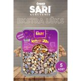 Önder Sarı Kuruyemiş Ekstra Lüks Karışık Kuruyemiş 110 gr x 5 Adet Şeffaf Tabak