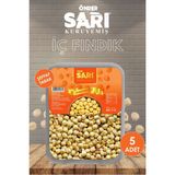 Önder Sarı Kuruyemiş Fındık Kuruyemiş Şeffaf Tabak 110 gr x 5 Adet
