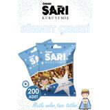 Önder Sarı Kuruyemiş Normal Karışık Sünnet Ve Kına Çerezi Kişiselleştirebilir Kuruyemiş Paketi 40 gr X 200 Adet