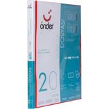 Önder Sunum Dosyası Önü Cepli A4 20'li ***