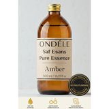 Ondéle %100 Saf Amber Esansı 500ML | Seyreltilmemiş Ultra Konsantre Parfüm Özü (Esansiyel Yağ Değildir)