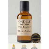 ONDÉLE %100 Saf Miski Amber Esansı Esansı 50ml | Seyreltilmemiş Ultra Konsantre Parfüm Özü (Esansiyel Yağ Değildir)
