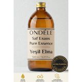 Ondéle %100 Saf Yeşil Elma Esansı 500ML | Seyreltilmemiş Ultra Konsantre Parfüm Özü (Esansiyel Yağ Değildir)