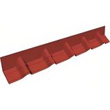 Onduline Onduvilla Duvar Dibi Elemanı 101 cm x 14 cm Tek Akım Çatılara Uygun Aksesuar